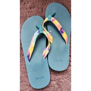 Sanuk Brand Flip Flops - Size 6-7